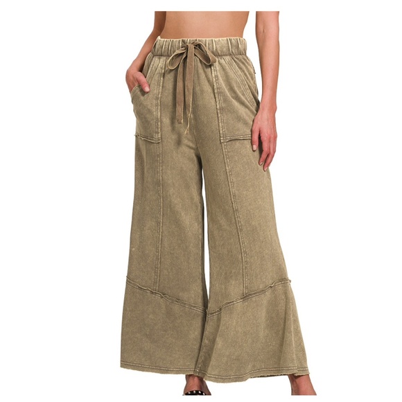 French Terry Pants (Vintage Mocha) NWOT - Picture 3 of 7